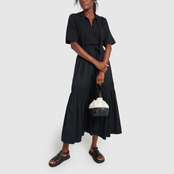 NWT Lee Mathew’s Joni Top in Black | Size 1 / US4 - Picture 4 of 16